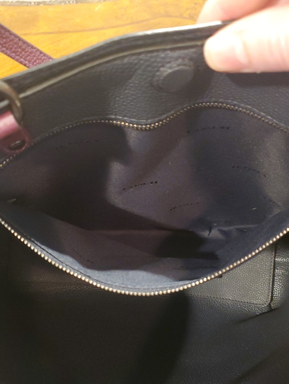 Like NEW Coach Plaza Tote In Boysenberry - Picture 14 of 14